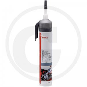 Silikonitiivistemassa musta 200ml Granit