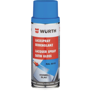 Sininen puolikiiltävä spraymaali WURTH 400ml