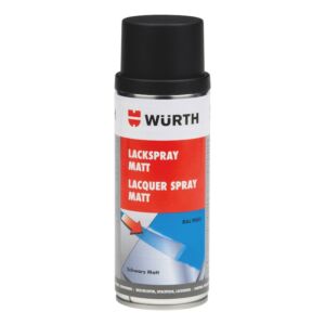 Matta musta spraymaali WURTH 400ml